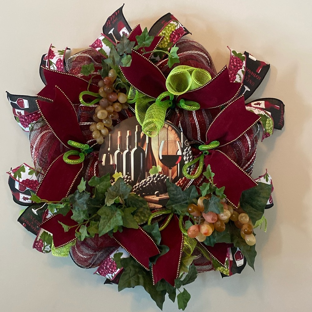 Wine wreath